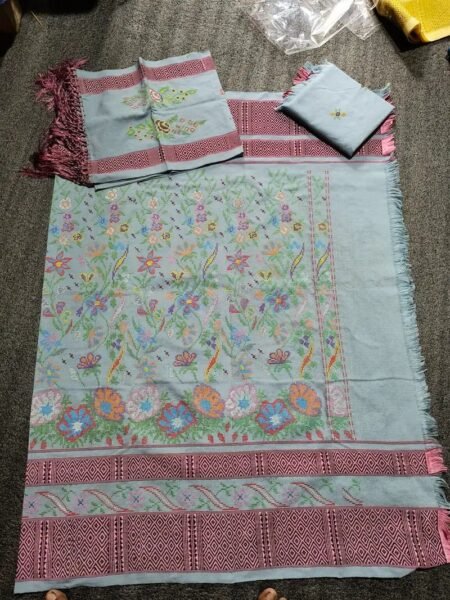 Dakmanda 3 set |  Rose beautiful dakmanda | local handloom | cash on delivery available