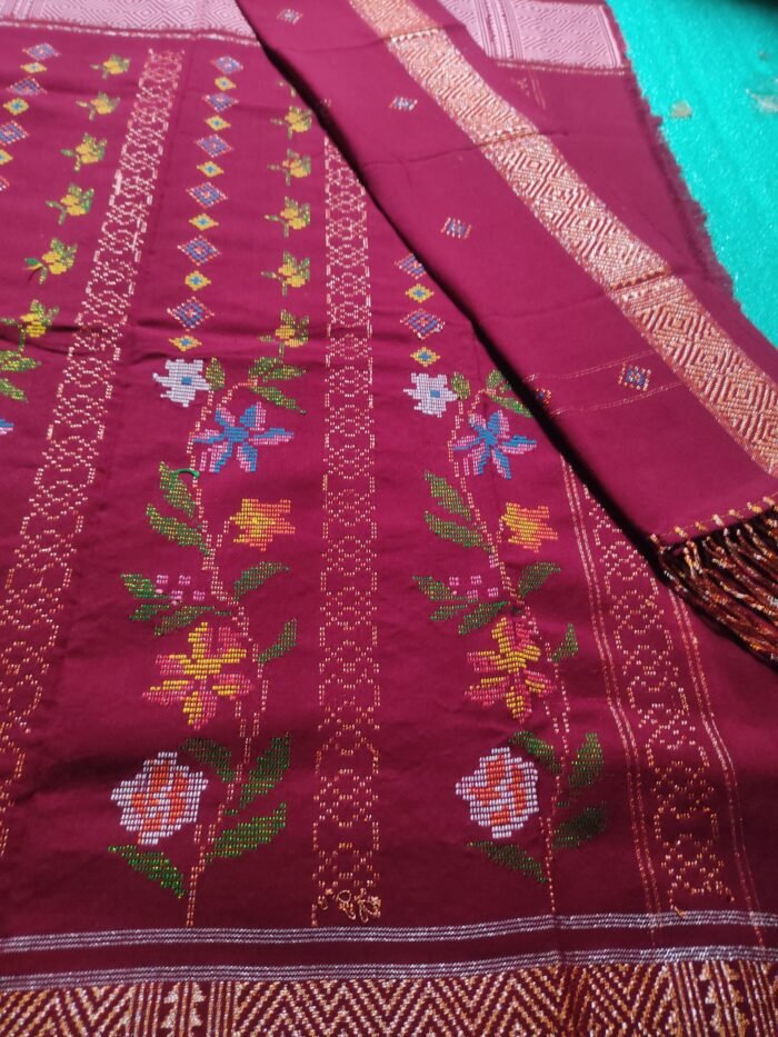 Garo Dakmanda best 2 piece | handmade | red wine colour | cash on delivery available - Image 2