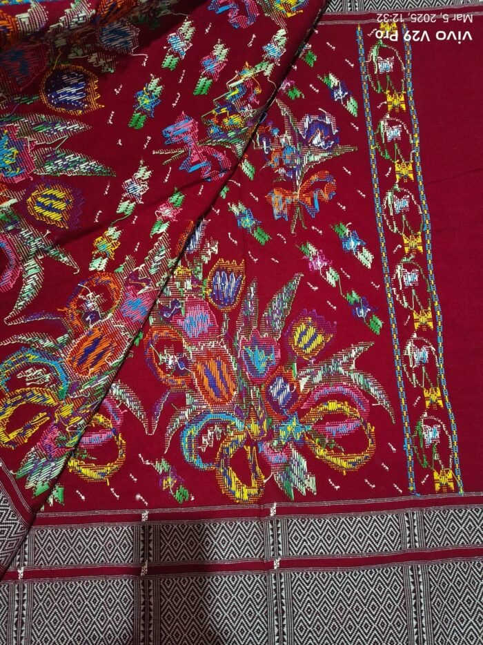 Dakmanda 2 set |  Rose beautiful dakmanda | local handloom | cash on delivery available - Image 2